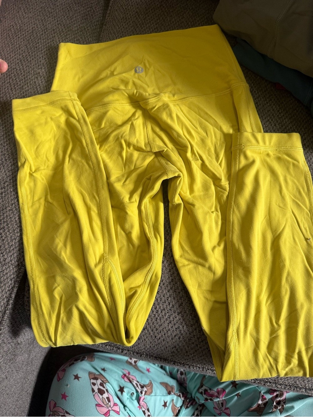 lululemon athletica Yellow High-Rise Leggings